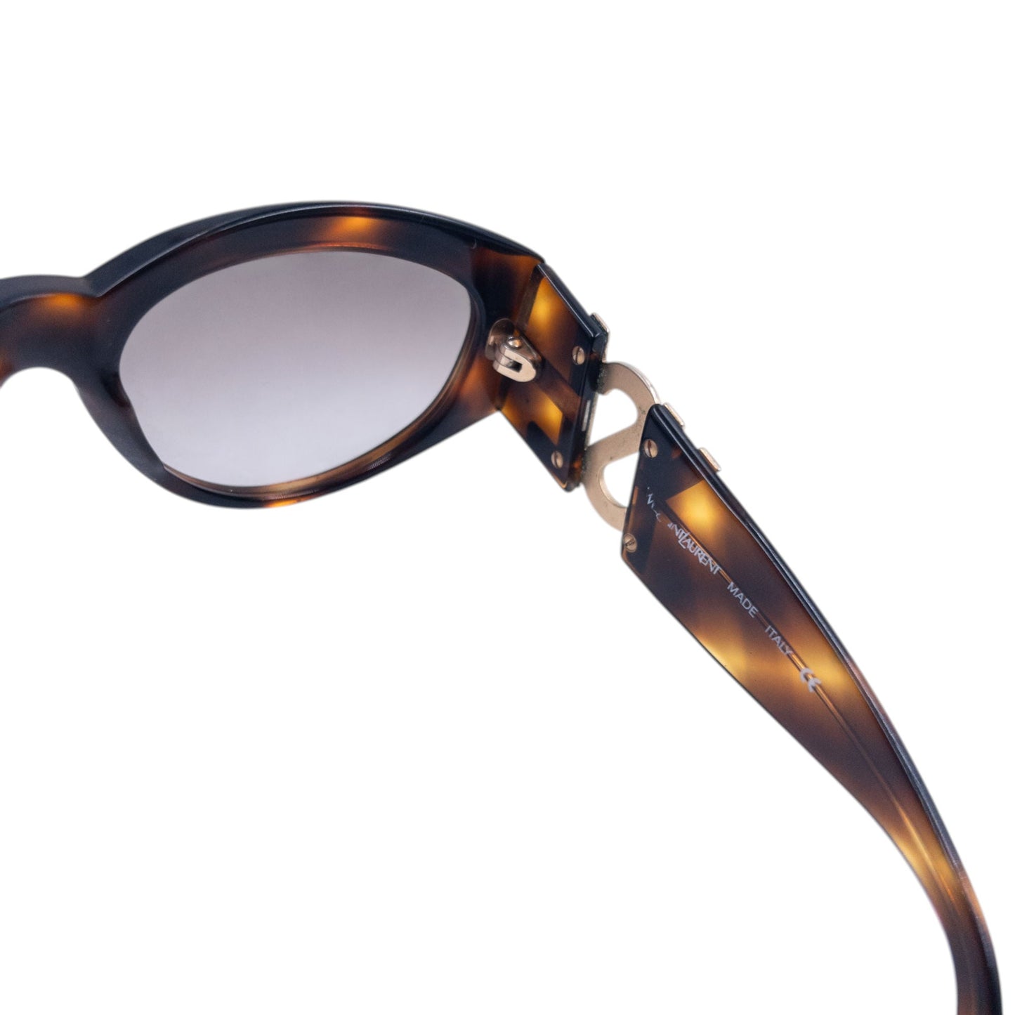 Vintage 90s YSL Yves Saint Laurent Tortoise Shell Sunglasses