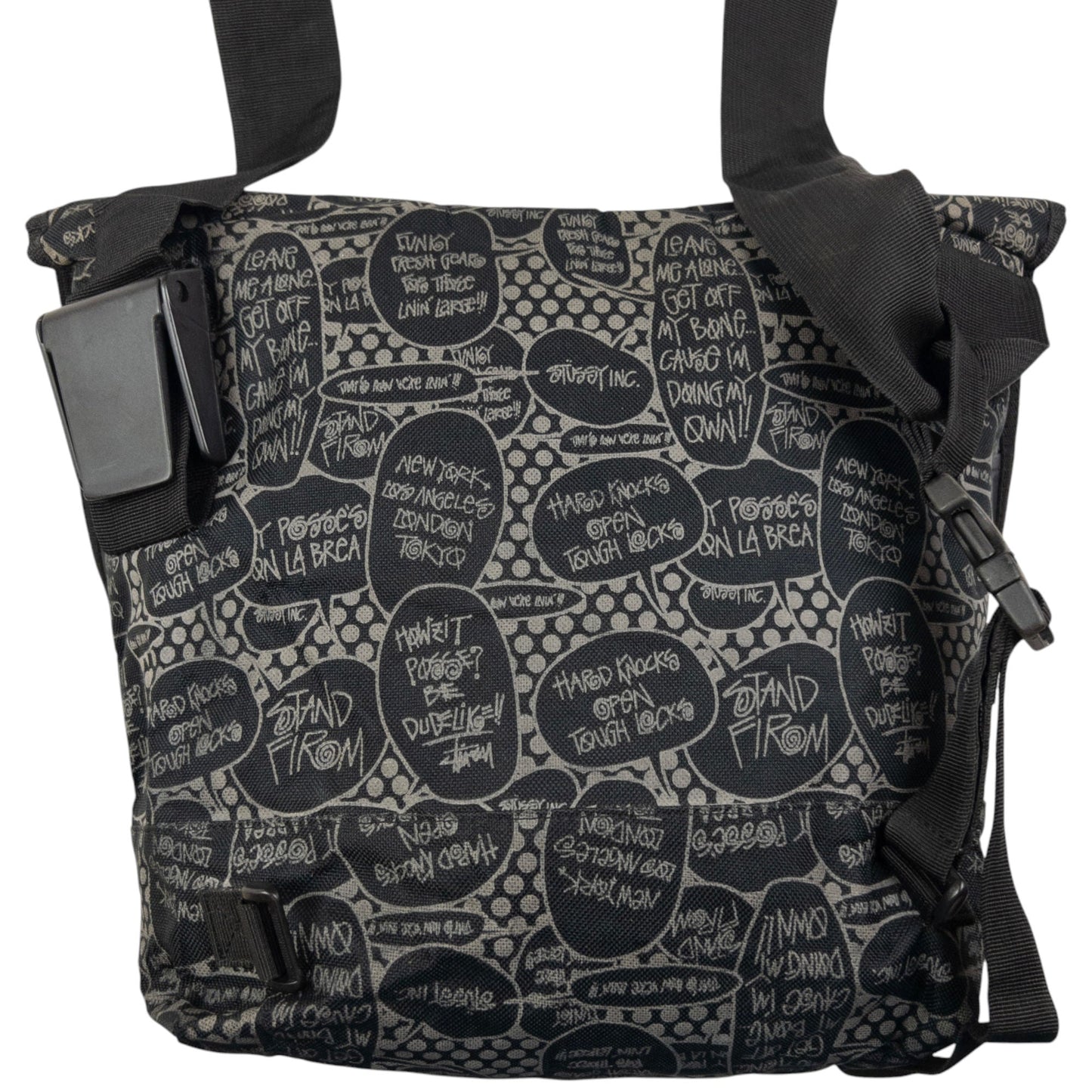 Vintage Stussy Speech Bubble Crossbody Bag