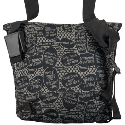 Vintage Stussy Speech Bubble Crossbody Bag