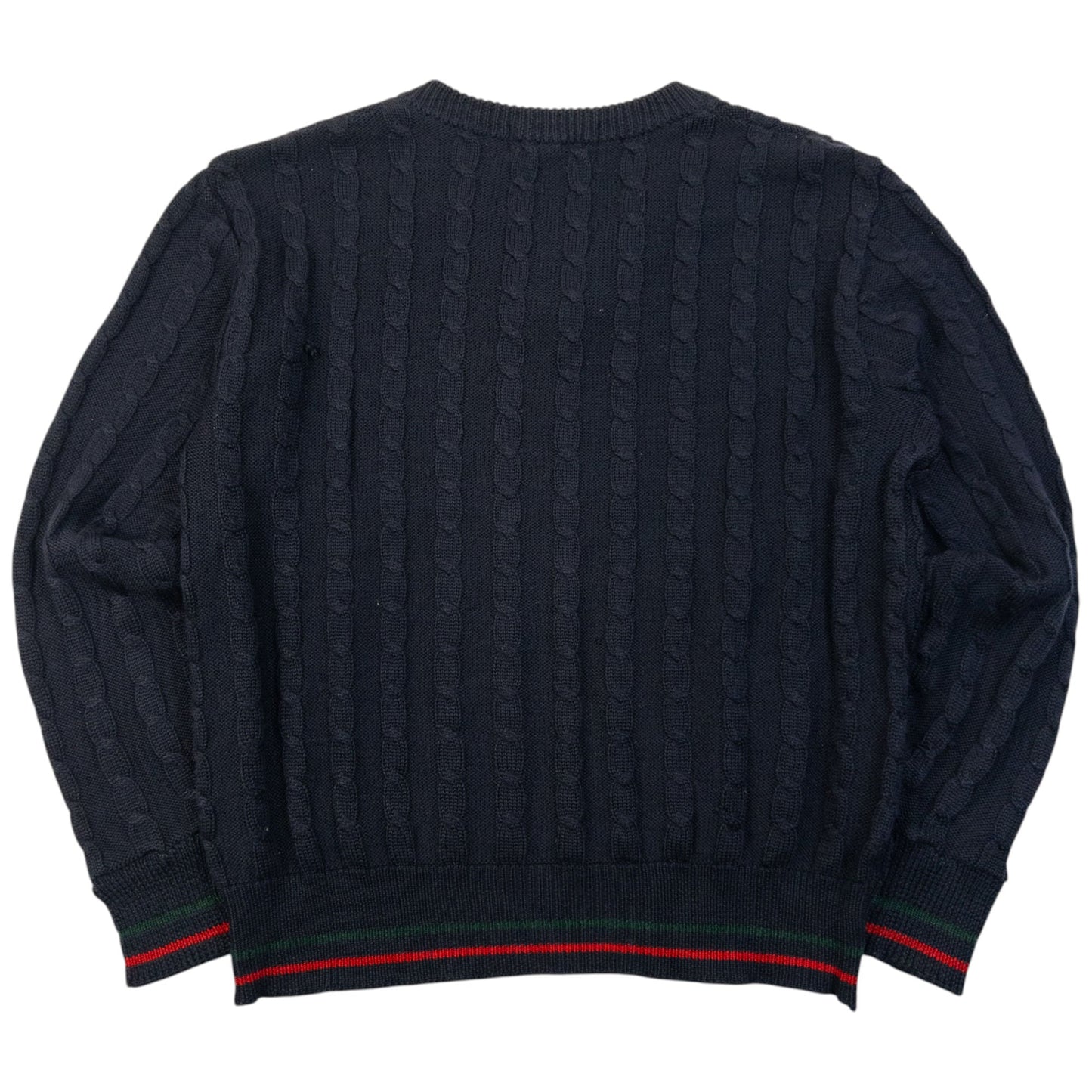 Vintage 80s Gucci Cable Knit Jumper Womens Size S | Small, Multicoloured