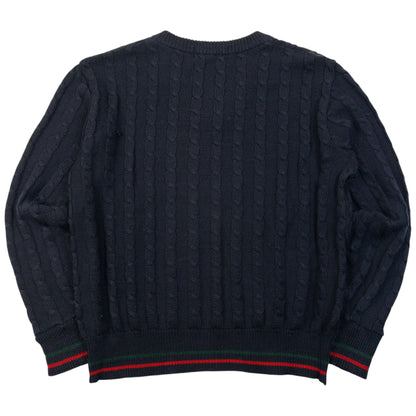 Vintage 80s Gucci Cable Knit Jumper Womens Size S | Small, Multicoloured