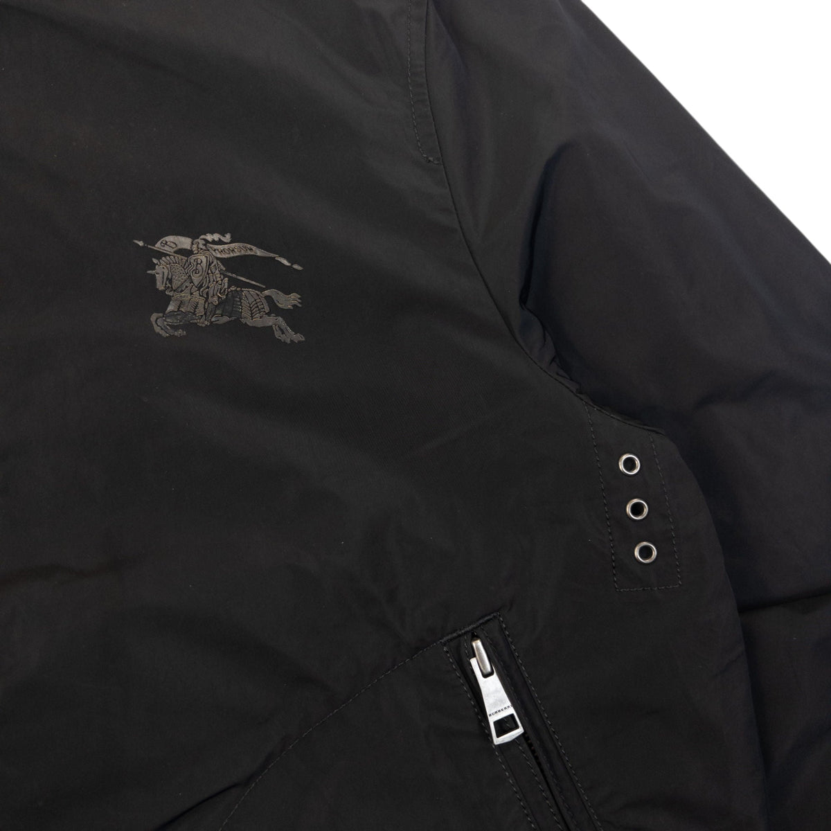 Vintage Burberry Zip Up Jacket Size S | Small, Black