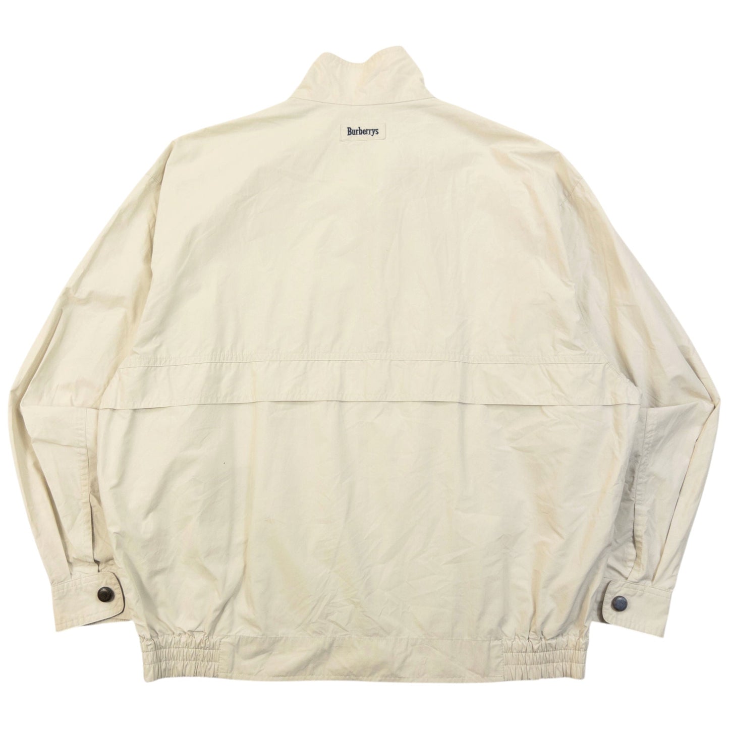 Vintage 90s Burberry Zip Up Jacket Size S | Small, White