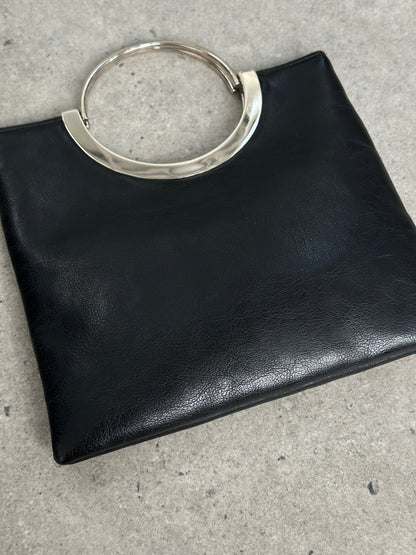 Vintage 1990s Minimal Leather Bag