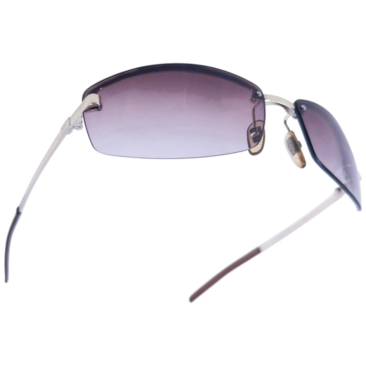 Vintage 90s Gucci Rimless Sunglasses | O/S, Brown