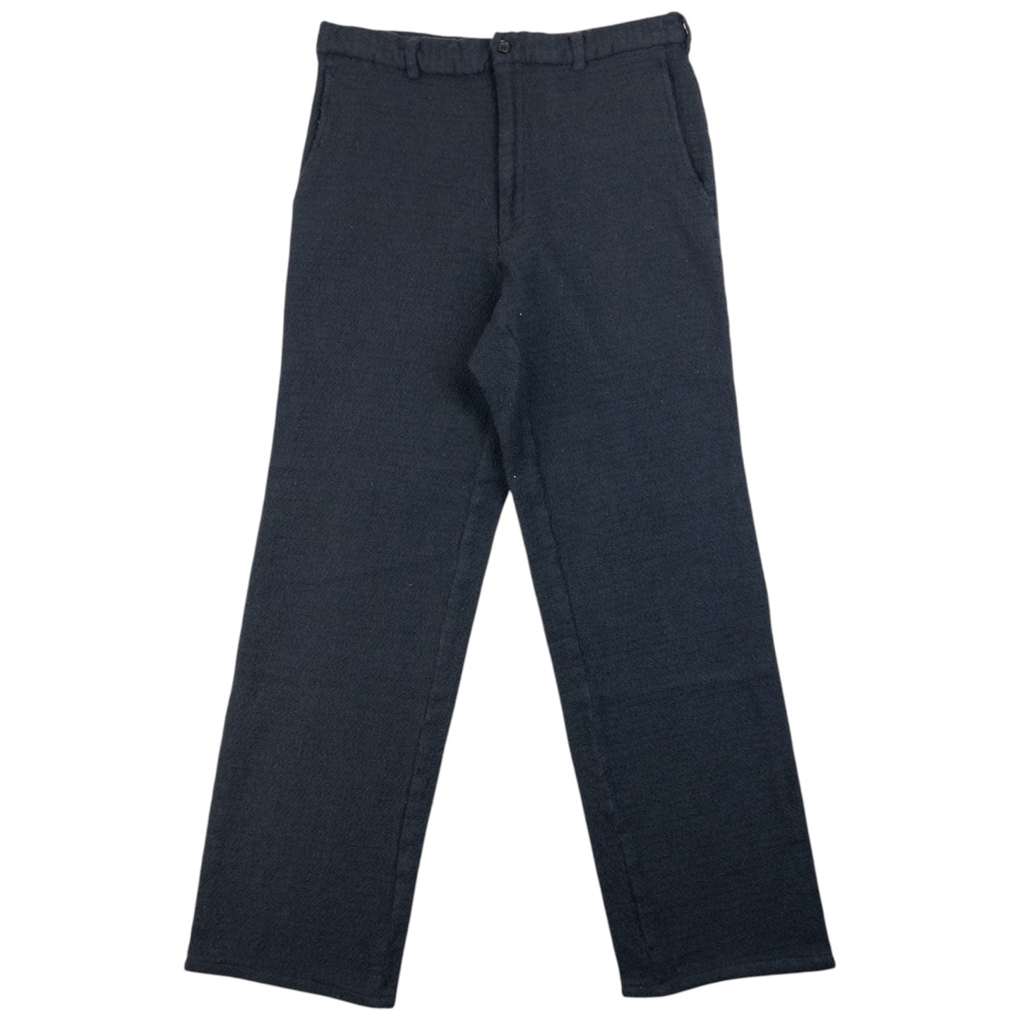 Vintage 2002 Comme Des Garçons HOMME Wool Trousers Size W30 | W30, Black