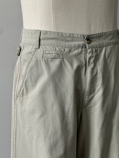 Vintage 1990s Pure Cotton Straight Leg Trousers - W30
