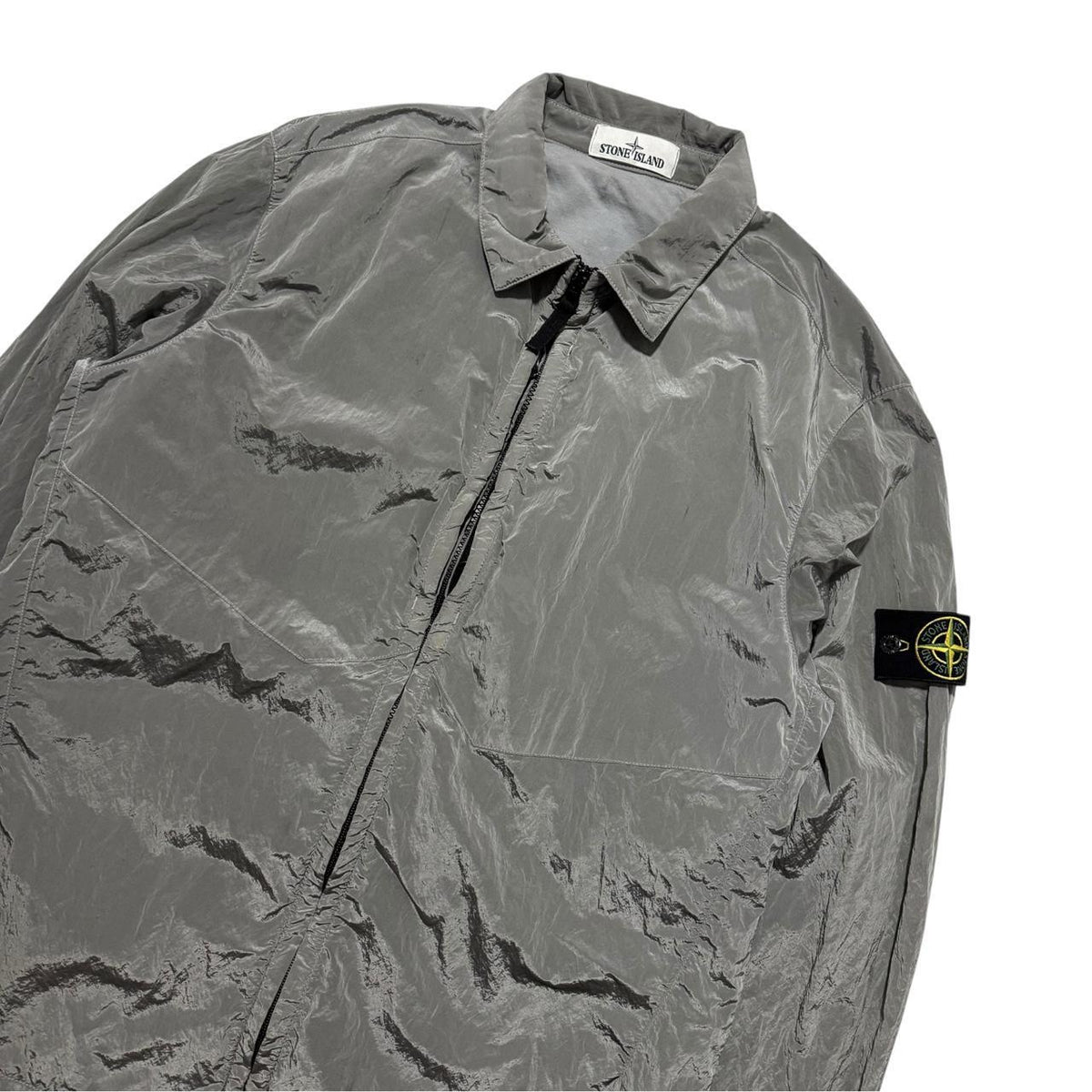 Stone Island Nylon Metal Overshirt | XL, Grey