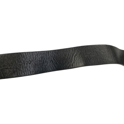 Vintage 2000s Prada Leather Ring Belt Size W32 | O/S, Silver