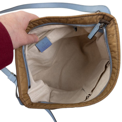 Vintage Gucci Monogram Crossbody Bag