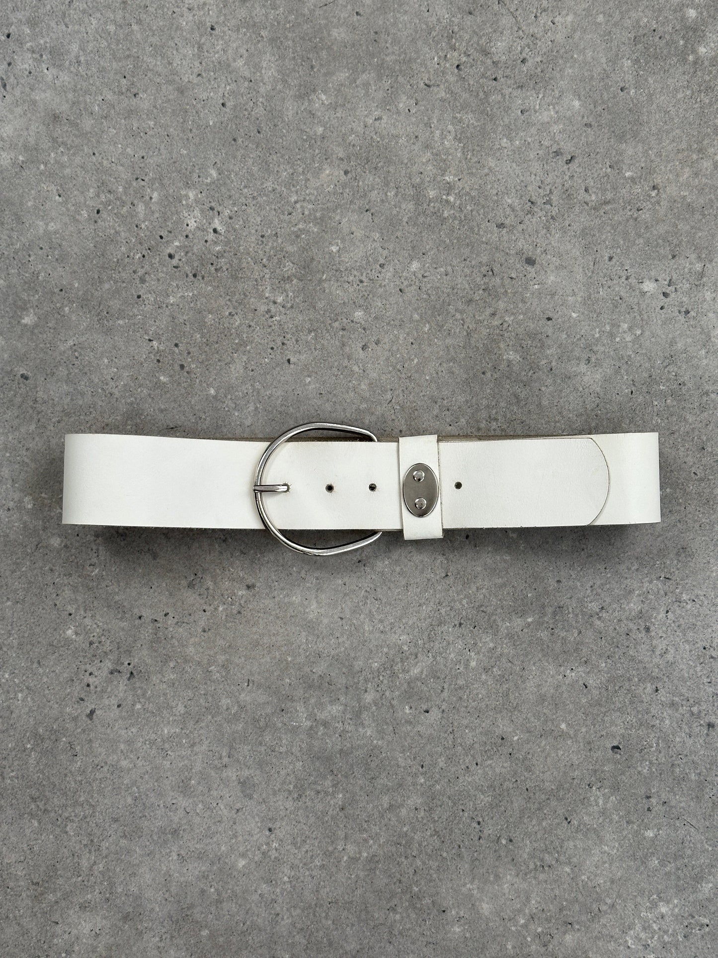 Vintage 1990s Leather Chunky Belt - W30-34