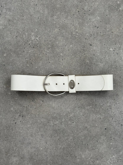 Vintage 1990s Leather Chunky Belt - W30-34