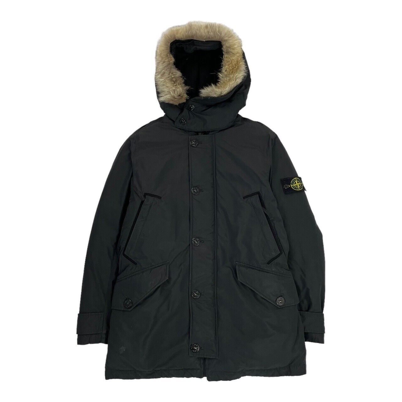 Stone Island Micro Reps Puffer Jacket, Size Large L | Large, Navy