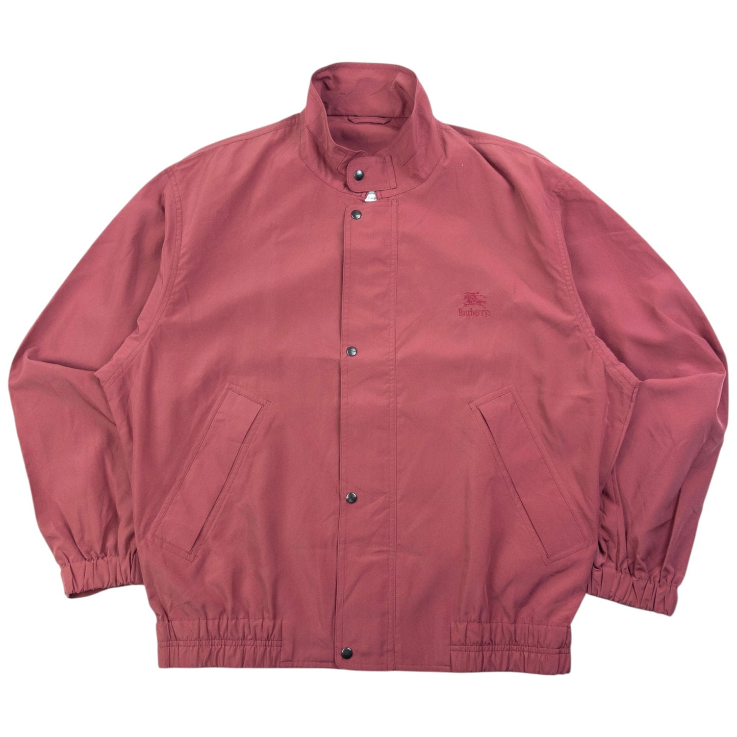 Vintage 90s Burberry Lightweight Zip Up Jacket Size M | Medium, Pink