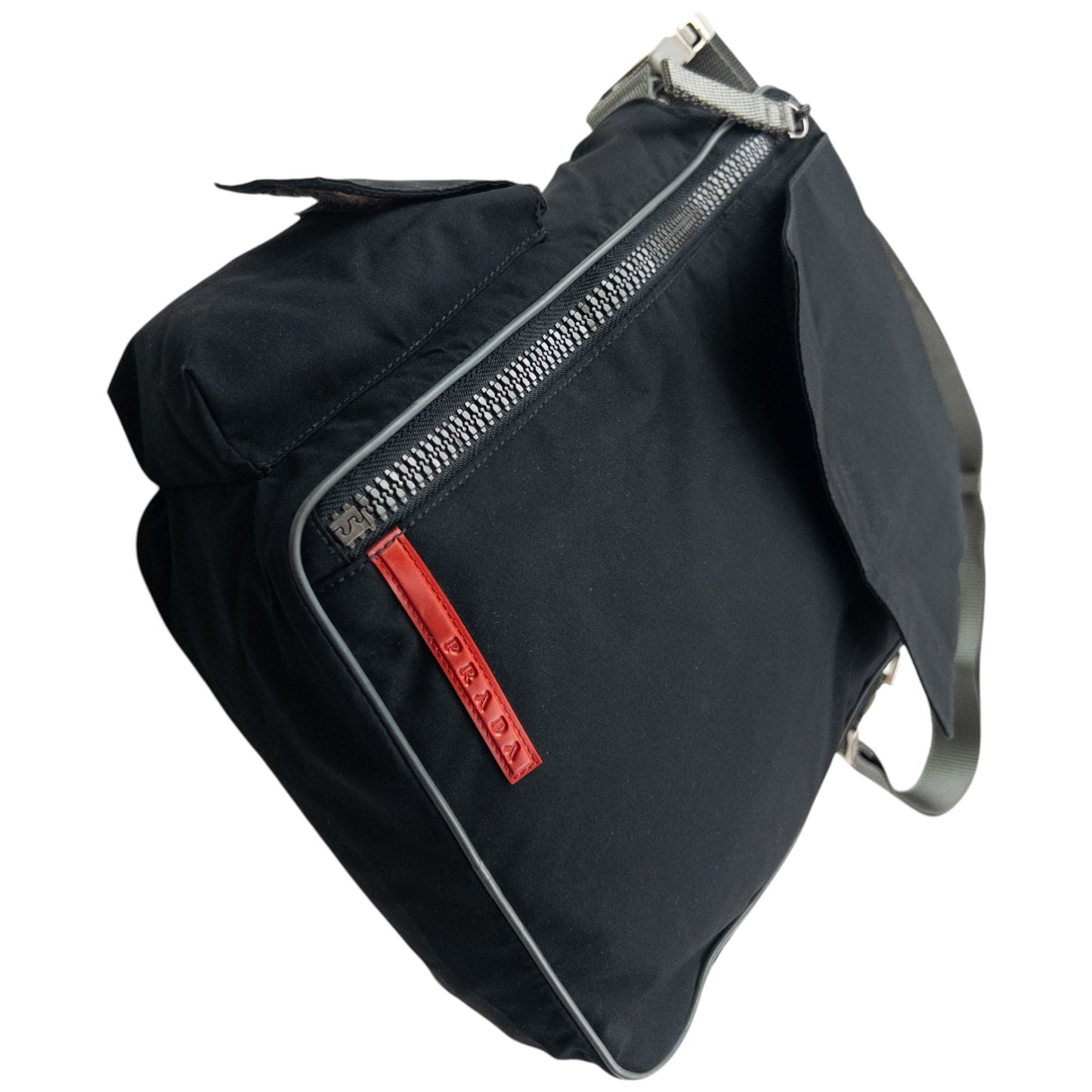 Vintage 2000s Prada Sport Crossbody Bag | O/S, Black