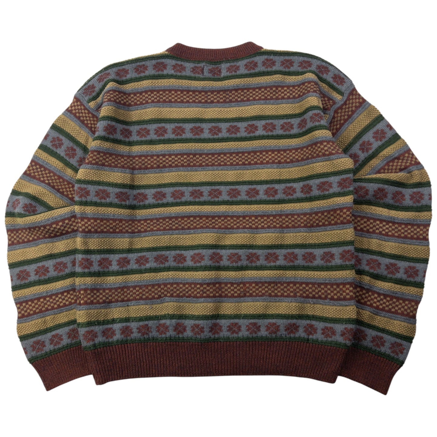 Vintage 80s CP Company Striped Knit Jumper Size S | Small, Multicolour