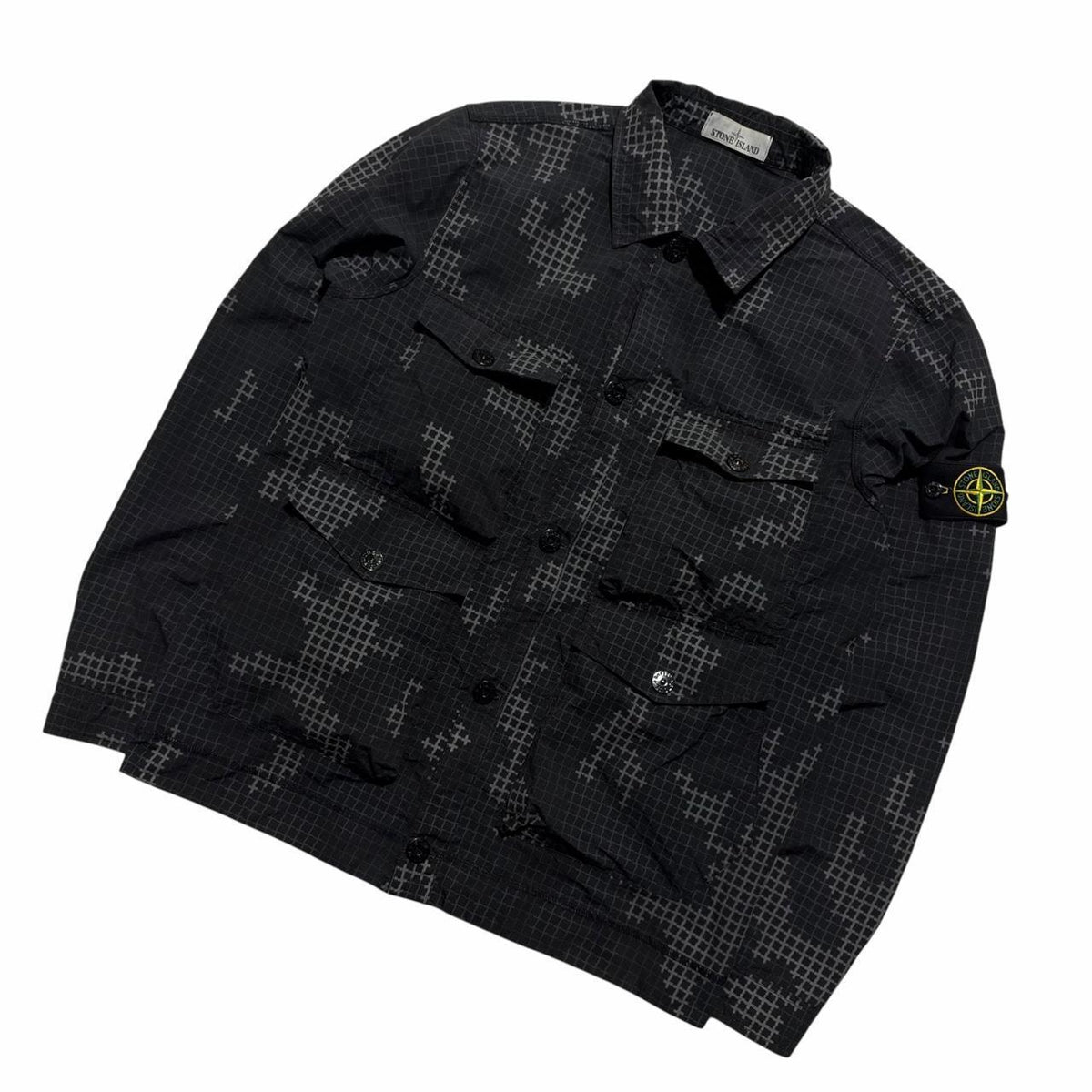 Stone Island Digital Camo Overshirt | Large, Camo