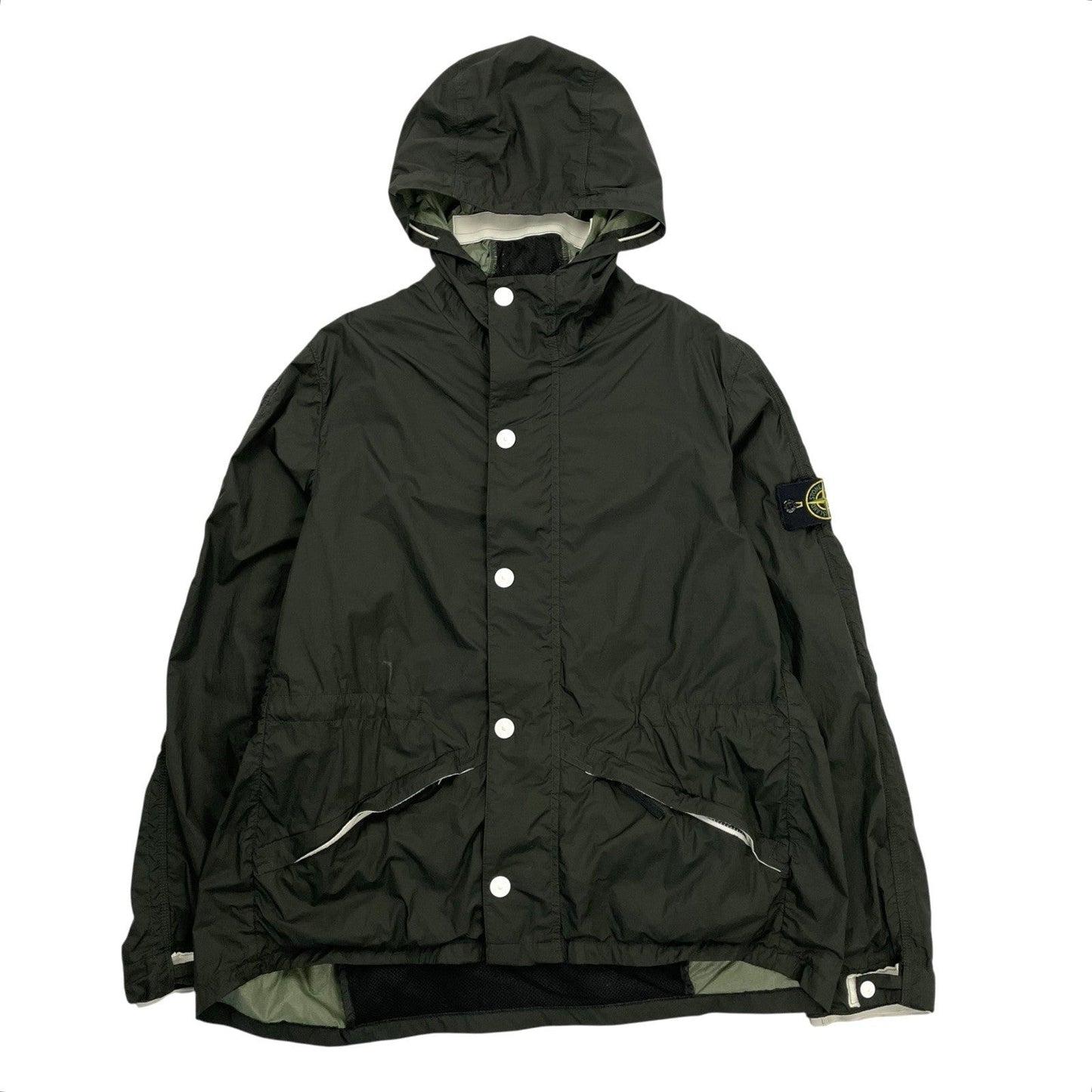 Stone Island Membrana 3L TC Parka Hooded Jacket, Size XL | Stone island, Red