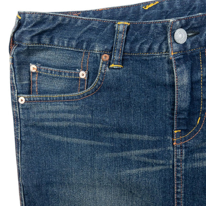 Vintage Evisu Donna Double Gull Japanese Denim Skirt Womens Size W30