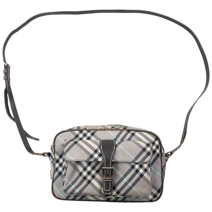 Vintage 2000s Burberry Blue Label Nova Check Crossbody Bag | O/S, Blue