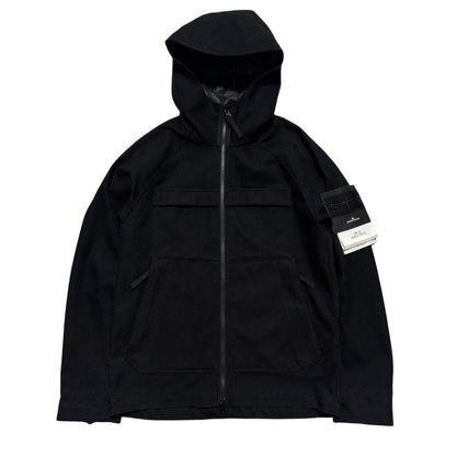 Stone Island Black Ghost Wool SW 3L Jacket | Small, Black