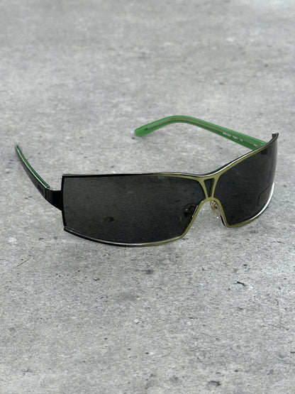 Versave Versus 2000s Semi Rimless Logo Sunglasses
