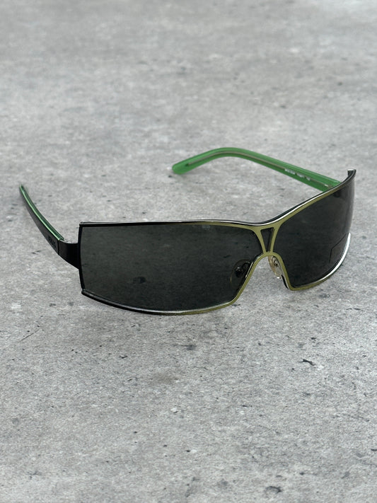 Versave Versus 2000s Semi Rimless Logo Sunglasses