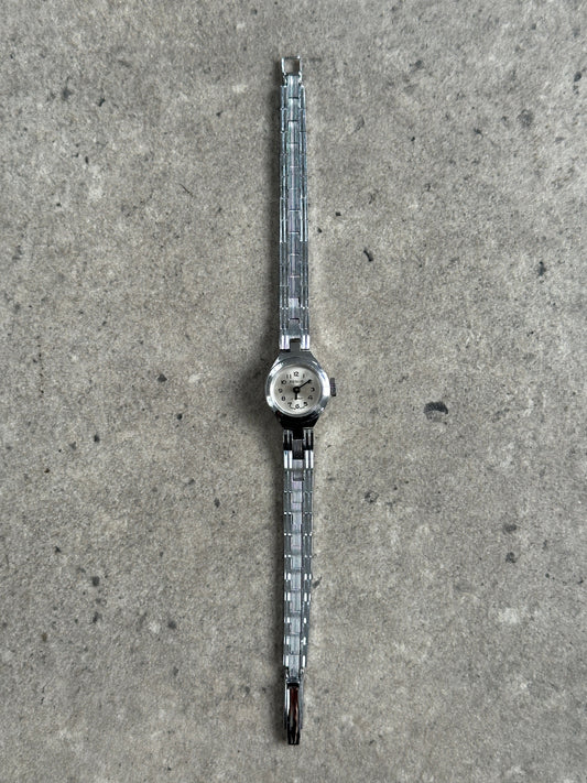 Regus 1970s Swiss Silver ToneJewel Mechanical Watch