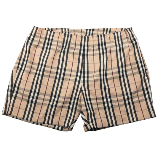 Vintage Burberry Nova Check Swim Shorts Size XL