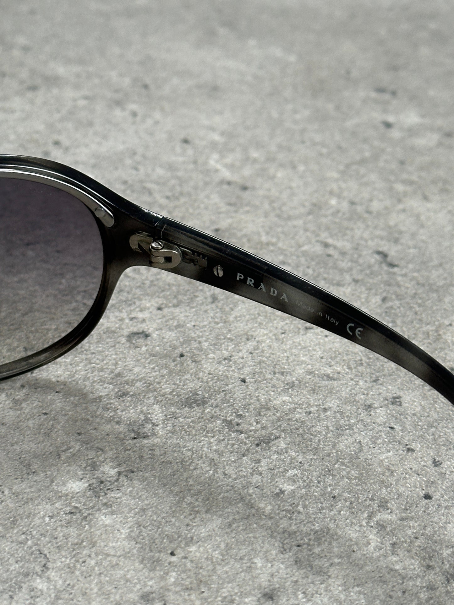 Prada 2000s Wraparound Shield Sunglasses