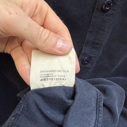 90’s Stone Island Corduroy Shirt (L) | Large, Blue