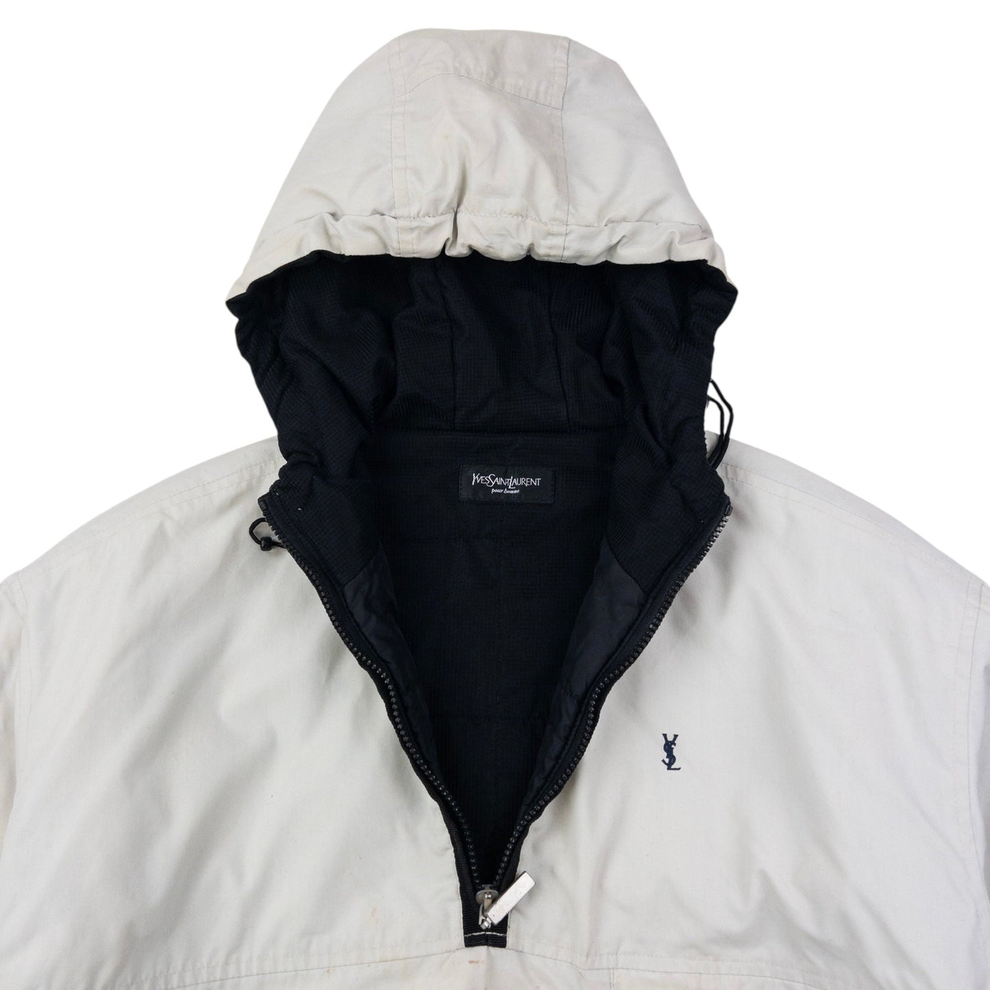 Vintage YSL Yves Saint Laurent Q Zip Padded Jacket Size M