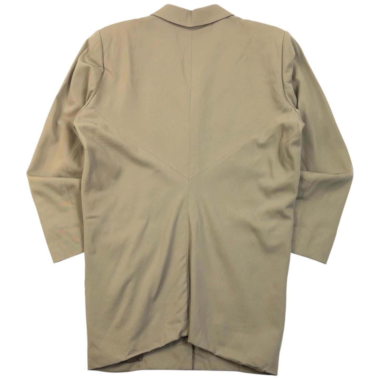 Vintage 90s Issey Miyake Jacket & Skirt Suit Set Womens Size S | Small, Beige