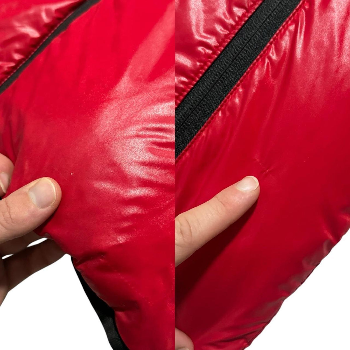 Moncler Lumiere Reversible Down Jacket | Medium, Black, Red