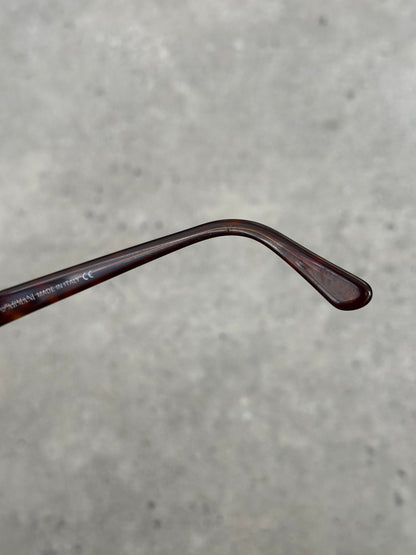 Emporio Armani 2000s Oval Logo Sunglasses