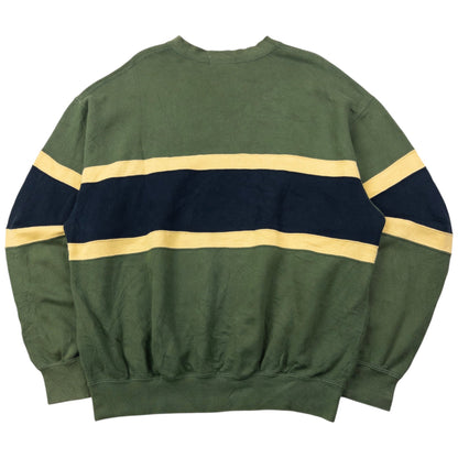 Vintage 80s Burberry Striped Sweatshirt Size L