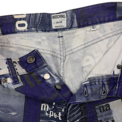 Vintage Moschino Jeans Graphic Print Jeans Size W26