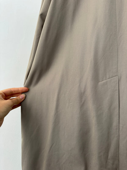 Burberry 1990s Pure Tasmania Wool High Neck Trench - L