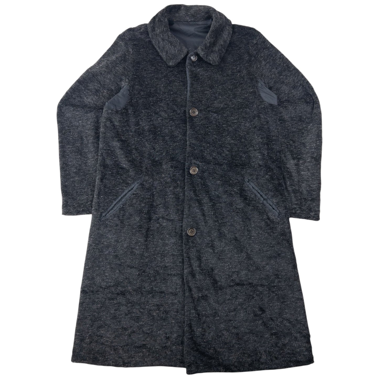 Vintage 90s Cabane De Zucca By Issey Miyake Reversible Fur Jacket Size M | Medium, Black