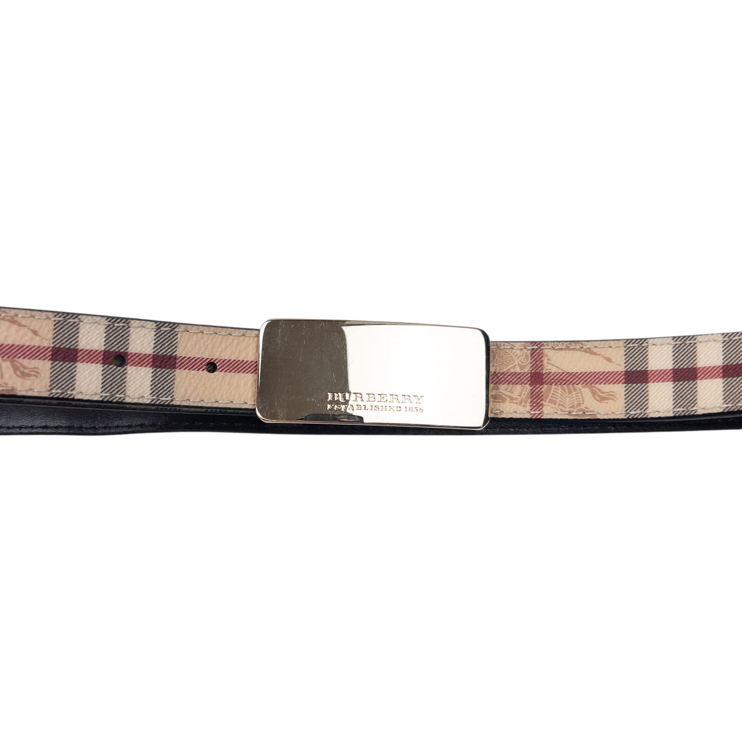 Vintage Burberry Nova Check Belt Size W38