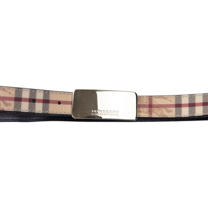 Vintage Burberry Nova Check Belt Size W38