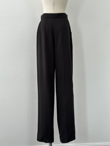 Mani 1990s Pure Wool Straight Leg Trousers - W26
