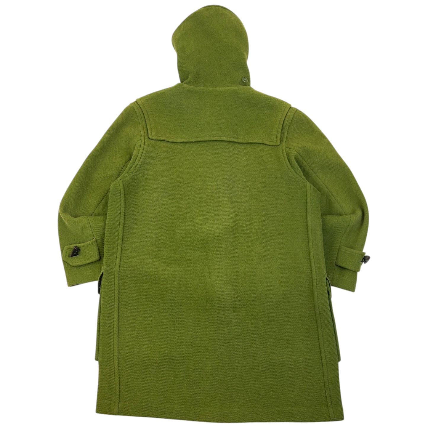 Vintage 2000s Burberry Wool Duffle Jacket Size XL | O/S, Green
