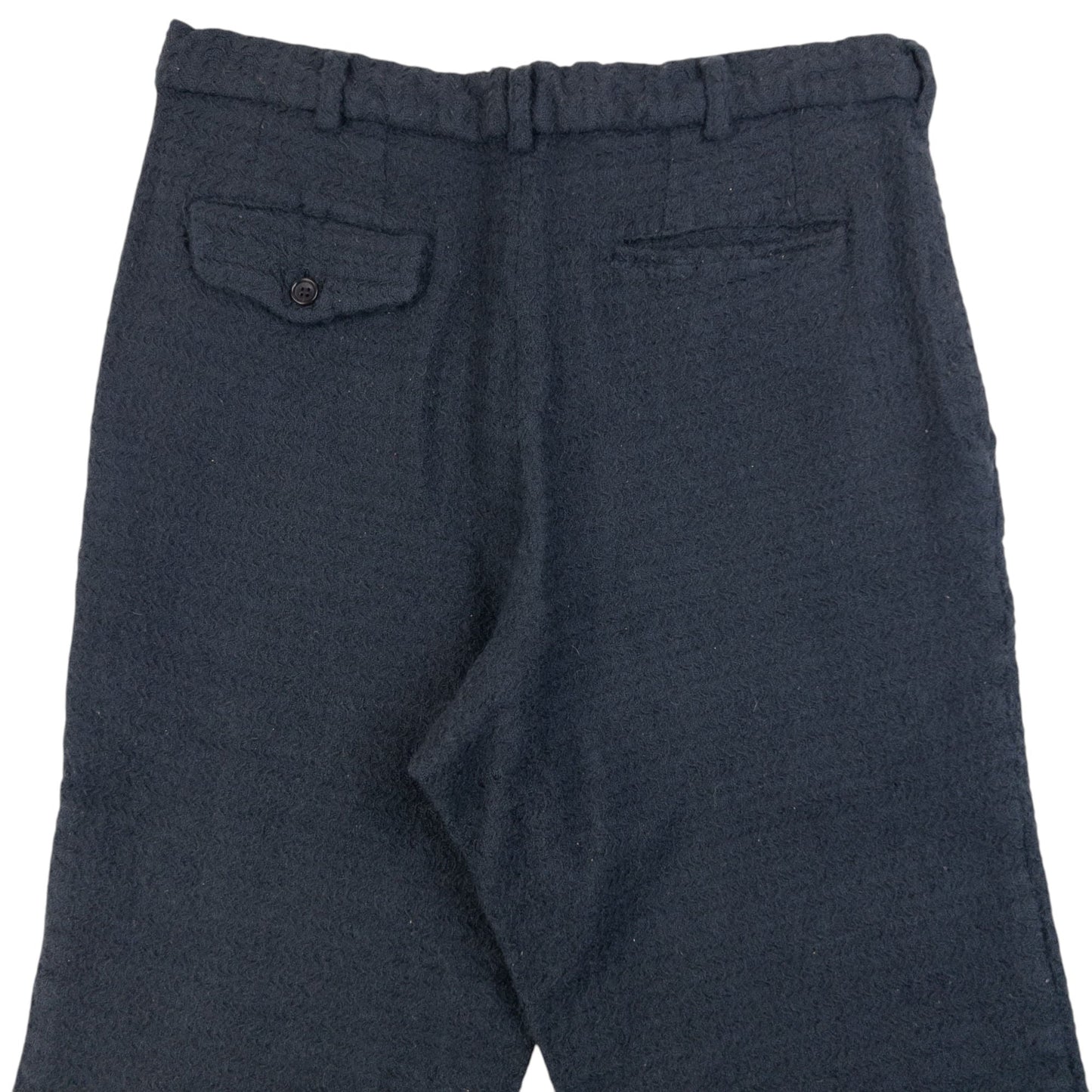 Vintage 2002 Comme Des Garçons HOMME Wool Trousers Size W30 | W30, Black