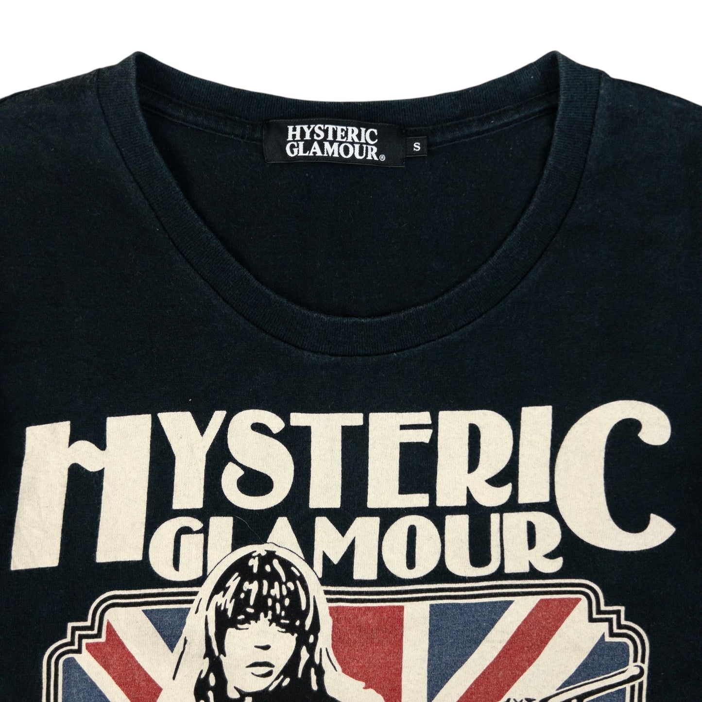 Vintage Hysteric Glamour British Biker Graphic T Shirt Womens Size S