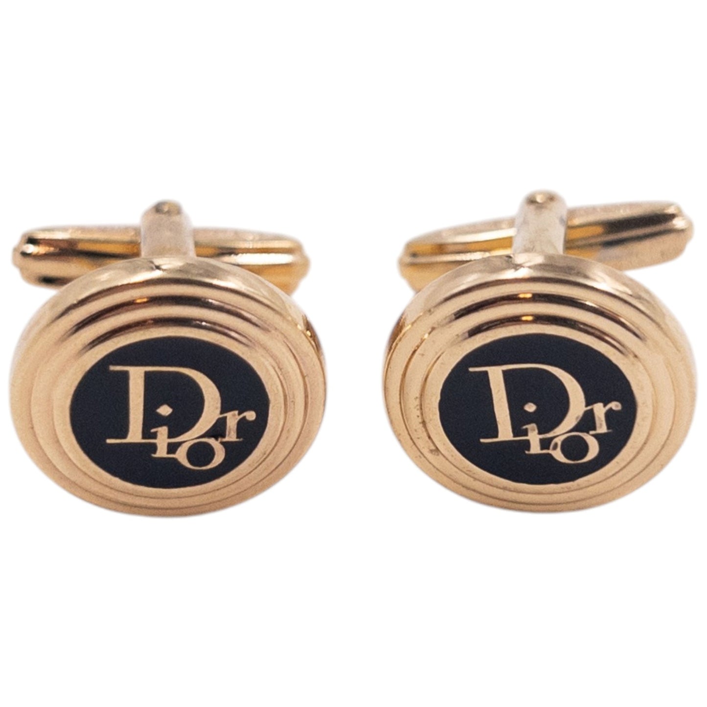 Vintage 90s Dior Embossed Cufflinks | O/S, Multicoloured