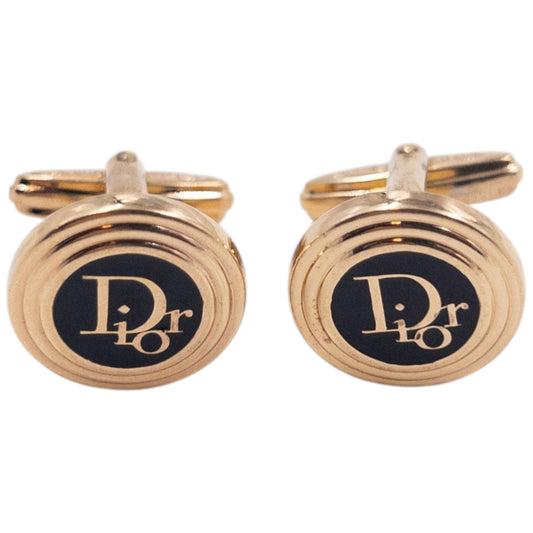Vintage 90s Dior Embossed Cufflinks | O/S, Multicoloured