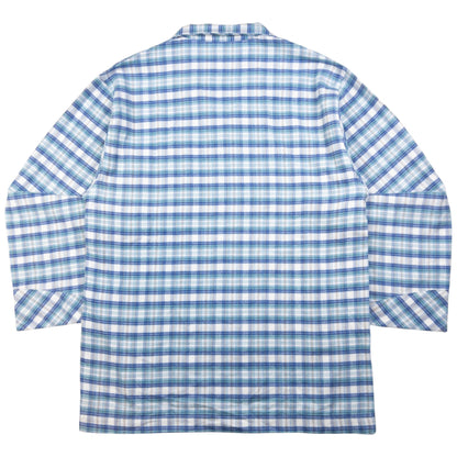 Vintage Celine Checkered Long Sleeve Button Up Shirt Size M