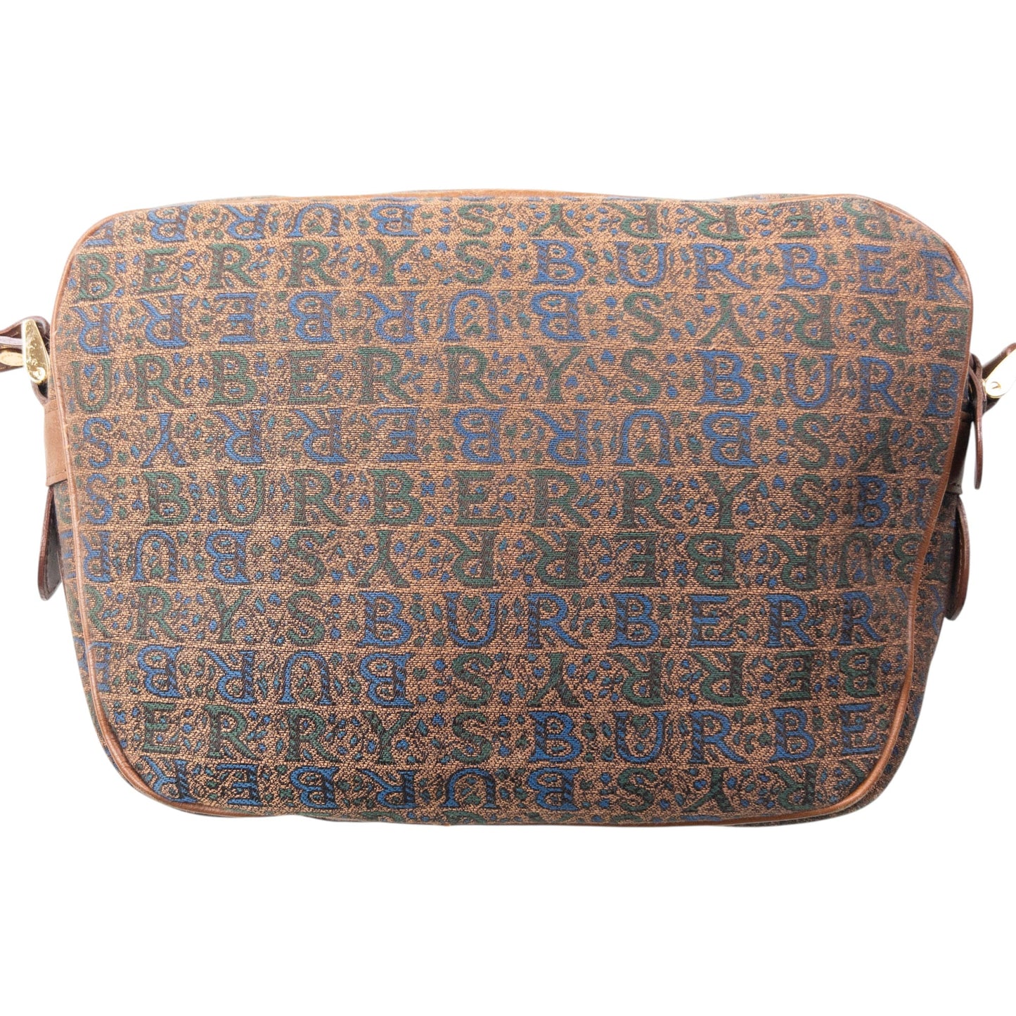 Vintage 90s Burberry Monogram Crossbody Bag | O/S, Brown