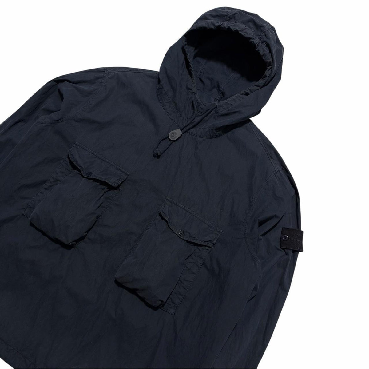 Stone Island Navy Pullover Ghost Smock | XXL, Navy